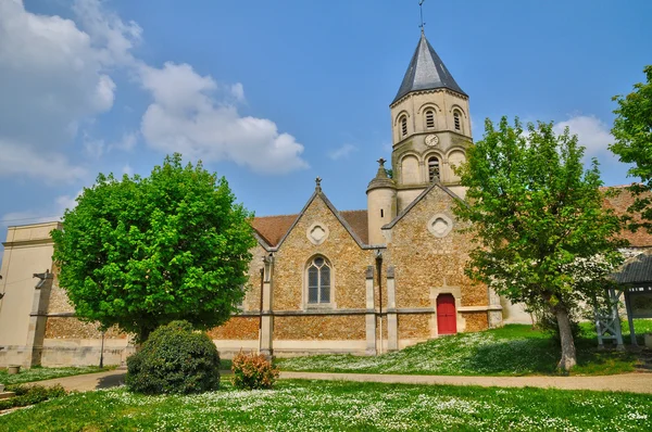 França, igreja de Saint Martin la Garenne em Les Yvelines — Fotografia de Stock