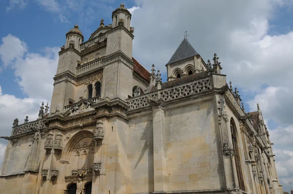 Francia, la chiesa rinascimentale di Vetheuil — Foto Stock