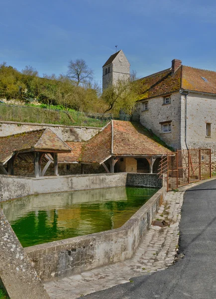 Old wash house of Jumeauville — Stock Photo, Image