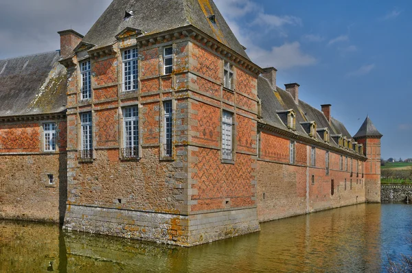 Renaissance kasteel van carrouges normandie — Stockfoto