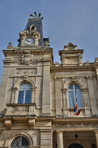 France, the city hall of Meulan — Stock Photo, Image