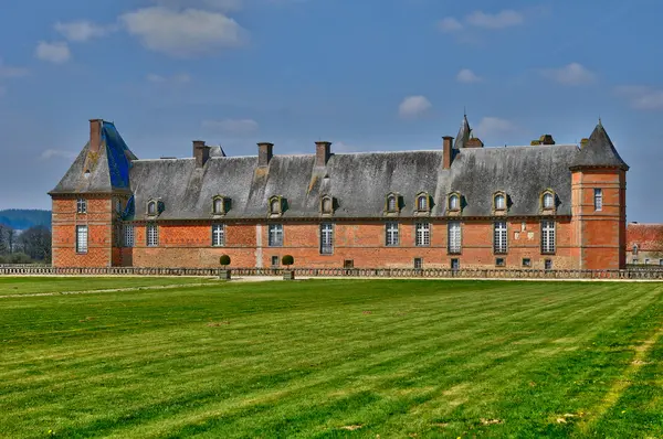 Castillo renacentista de Carrouges en Normandía — Foto de Stock