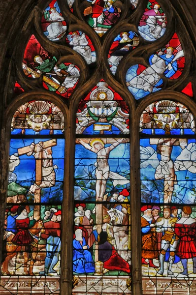 Francja, saint pierre amaury l kościół z montfort — Zdjęcie stockowe