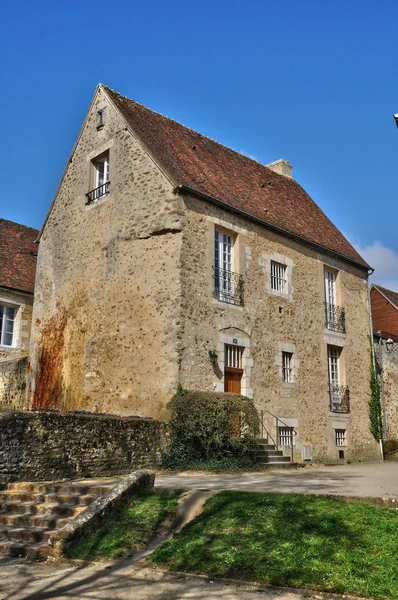 Festői kis város Mortagne-au Perche ben Normandia — Stock Fotó