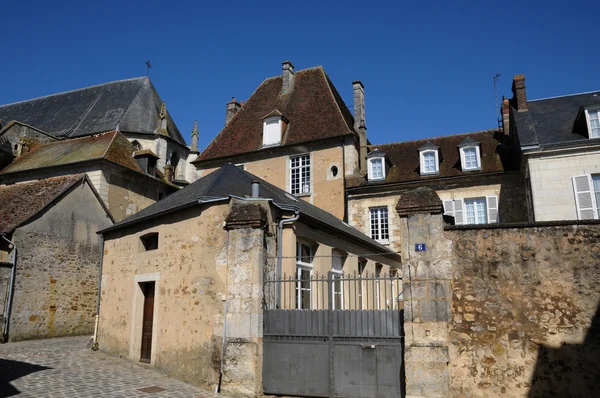 Pitoresca pequena cidade de Mortagne au Perche na Normandia — Fotografia de Stock