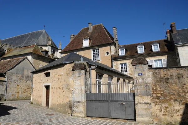 Pitoresca pequena cidade de Mortagne au Perche na Normandia — Fotografia de Stock