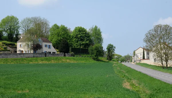 Francia, el pueblo de Sailly en Yvelines — Foto de Stock