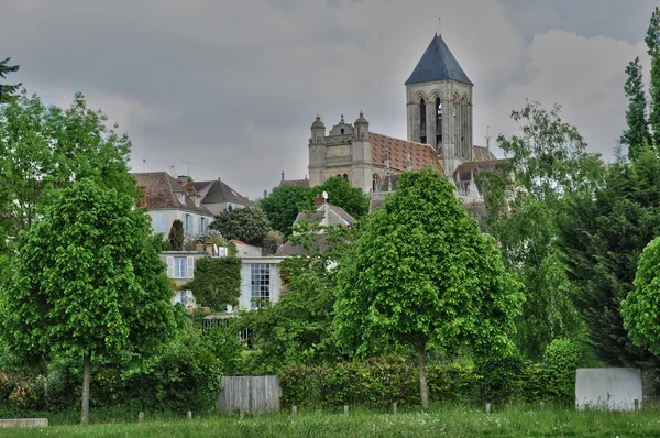 France, the village of Vetheuil in Val d Oise — Stock Photo, Image