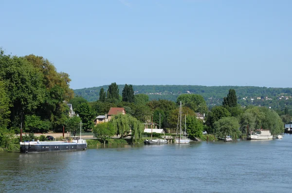 Francie, město triel sur Seine — Stock fotografie