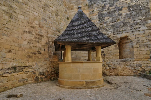 Perigord, the picturesque castle of Castelnaud in Dordogne — Stock Photo, Image