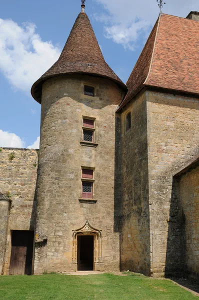 Périgord, le château pittoresque de Biron en Dordogne — Photo