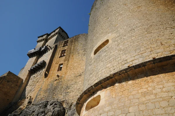 Perigord, il pittoresco castello di Castelnaud in Dordogna — Foto Stock