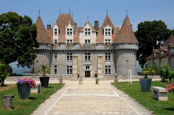 Perigord, het pittoreske kasteel van monbazillac in dordogne — Stockfoto