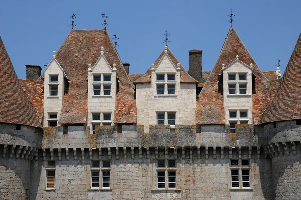 Perigord, το γραφικό κάστρο της monbazillac σε dordogne — Φωτογραφία Αρχείου