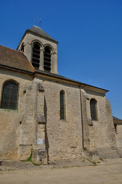 Francja, saint severin Kościół oinville sur montcient — Zdjęcie stockowe