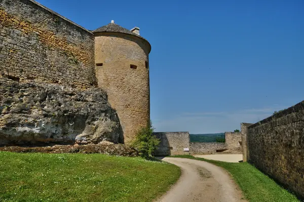 Perigord, det pittoreska slottet fenelon i dordogne — Stockfoto