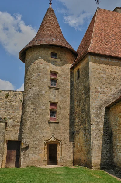 Perigord, el pintoresco castillo de Biron en Dordoña —  Fotos de Stock