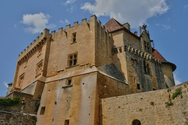 Perigord, das malerische Schloss von biron in dordogne — Stockfoto