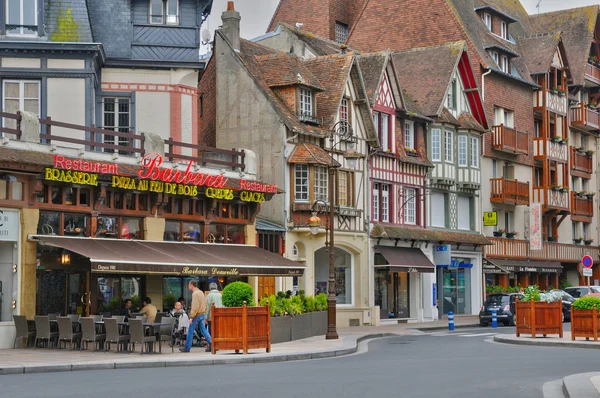 Ristorante a Deauville in Normandia — Foto Stock