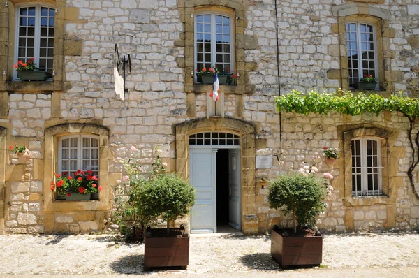 Pueblo de Monpazier en Perigord — Foto de Stock