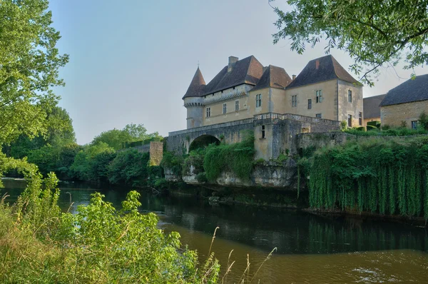 Perigord, castello rinascimentale di Losse in Dordogna — Foto Stock