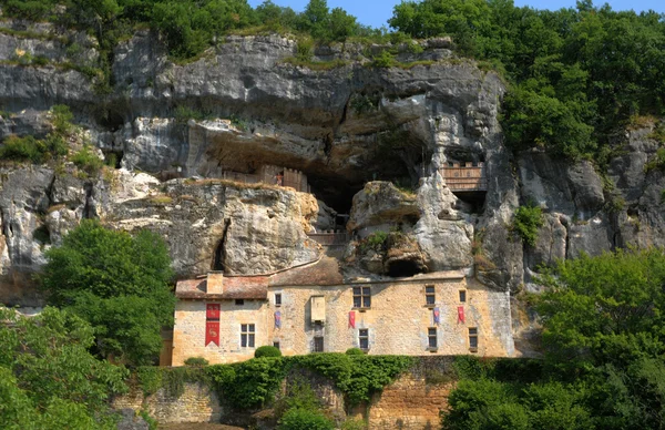 Perigord, the picturesque Maison Forte de Reignac in Dordogne — Stock Photo, Image