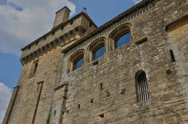 Perigord, el pintoresco castillo de Biron en Dordoña —  Fotos de Stock