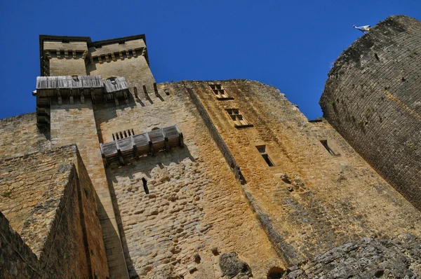 Perigord, el pintoresco castillo de Castelnaud en Dordoña —  Fotos de Stock
