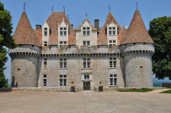 Perigord, benteng indah Monbazillac di Dordogne — Stok Foto