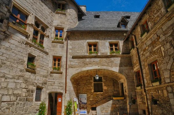 Perigord Quercy, the picturesque Palais de la Raymondie in Marte — Stock Photo, Image