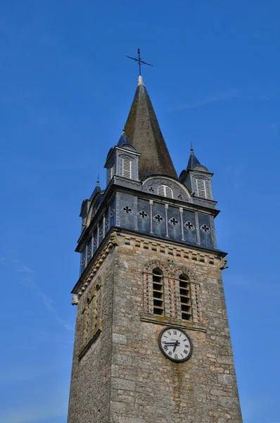 Frankrijk, kerk van bagnoles de l orne in Normandië — Stockfoto