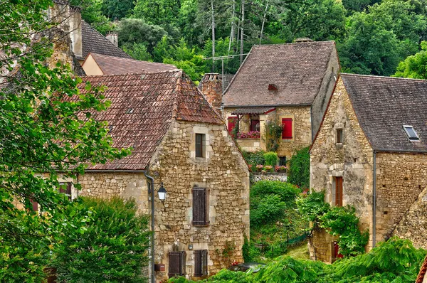 Perigord, живописная деревня Carsac Aillac в Дордоне — стоковое фото