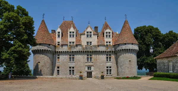 Perigord, il pittoresco castello di Monbazillac in Dordogna — Foto Stock