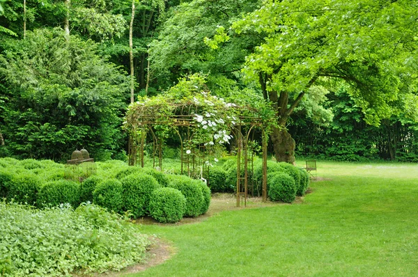 Les Jardins du Pays d 'Abbel in Cambremer in Normandie — стоковое фото