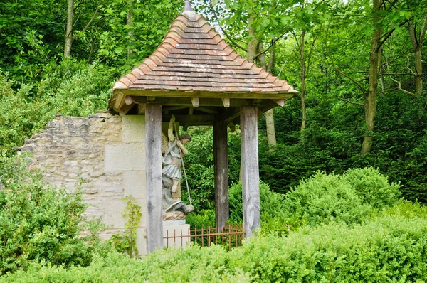 Les jardins du płaci d auge w cambremer w Normandia — Zdjęcie stockowe