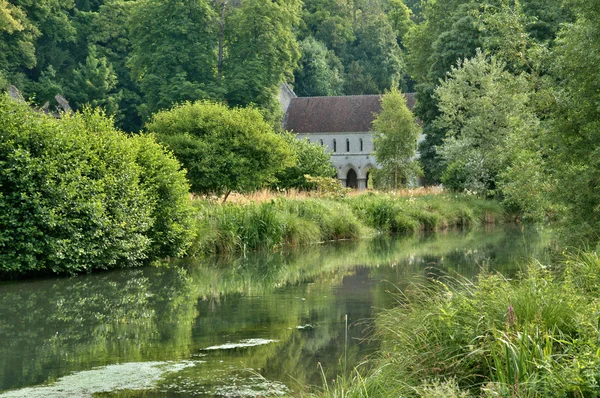 Fransa, abbey fontaine guerard radepont içinde — Stok fotoğraf