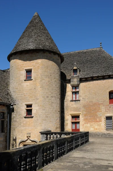 Perigord, de pittoreske kasteel van fenelon in dordogne — Stockfoto