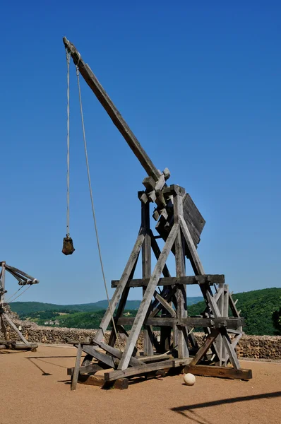 França, pitoresco castelo de Castelnaud em Dordonha — Fotografia de Stock