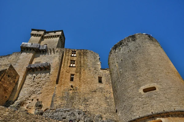 Perigord, el pintoresco castillo de Castelnaud en Dordoña — Foto de Stock