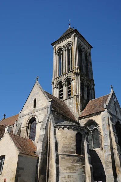 França, a antiga igreja de Champagne sur Oise — Fotografia de Stock