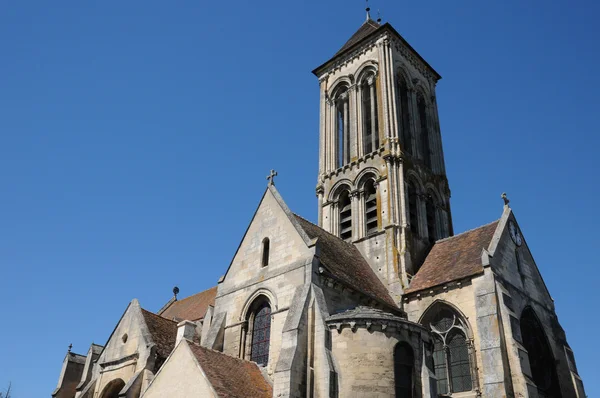 Франция, старая церковь Шарль-сюр-Уаз — стоковое фото