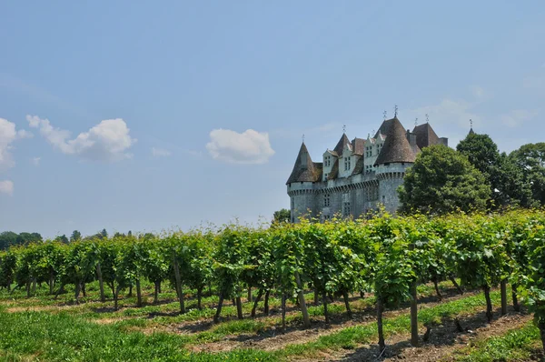Perigord, the picturesque castle of Monbazillac in Dordogne — Stock Photo, Image