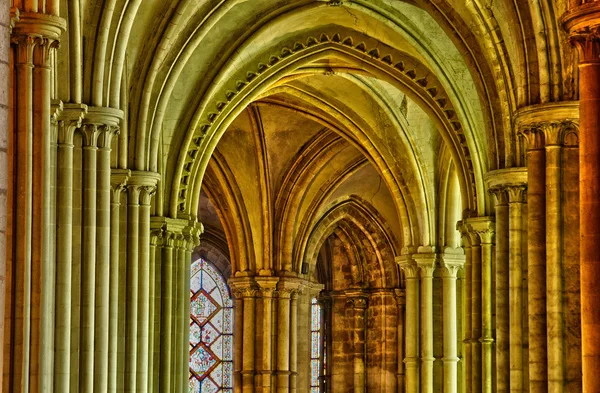 Caen, die abbaye aux hommes in frankreich — Stockfoto