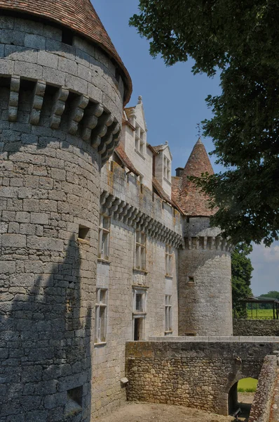 Perigord, el pintoresco castillo de Monbazillac en Dordoña — Foto de Stock