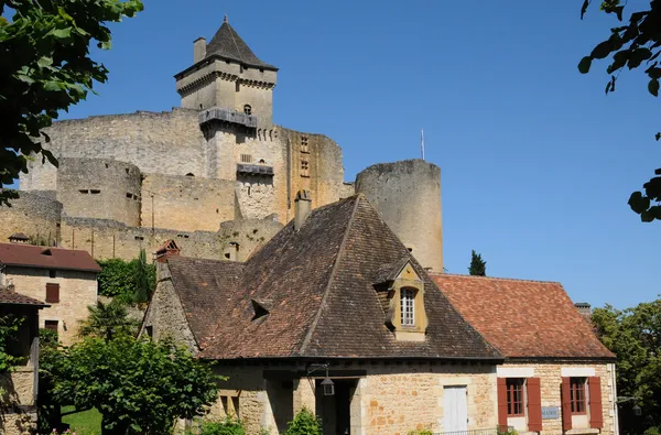 Perigord, the picturesque castle of Castelnaud in Dordogne — Stock Photo, Image