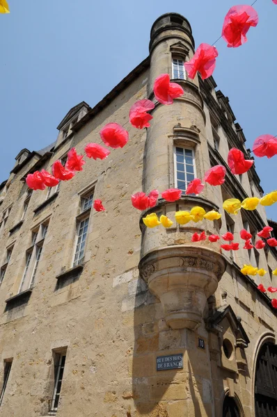 Perigord, de kleine stad van bergerac in dordogne — Stockfoto