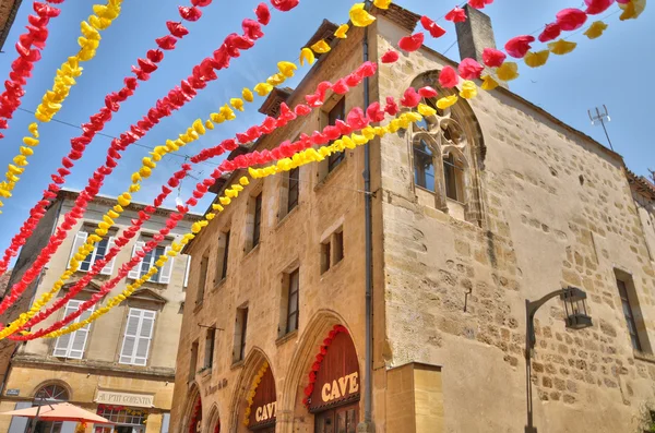 Perigord, la pequeña ciudad de Bergerac en Dordoña — Foto de Stock