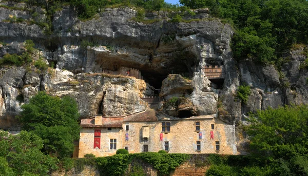 Perigord, la pintoresca Maison Forte de Reignac en Dordoña —  Fotos de Stock