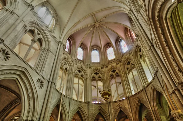 Caen, o Abbaye aux Hommes em França — Fotografia de Stock