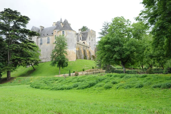 Périgord, malebný hrad fayrac v dordogne — Stock fotografie